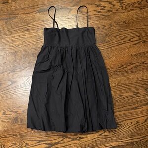 Sunday Best Black Bubble Dress - Size Small